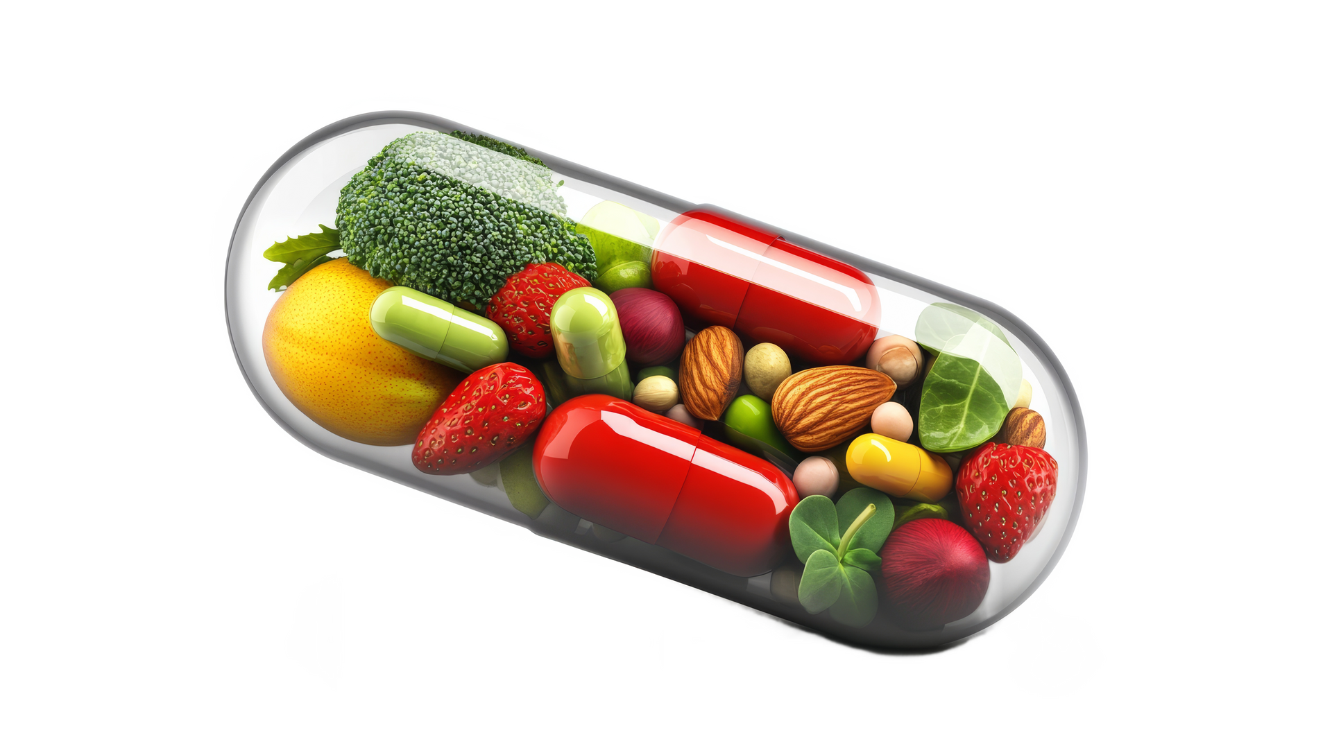Pilule de compléments alimentaires