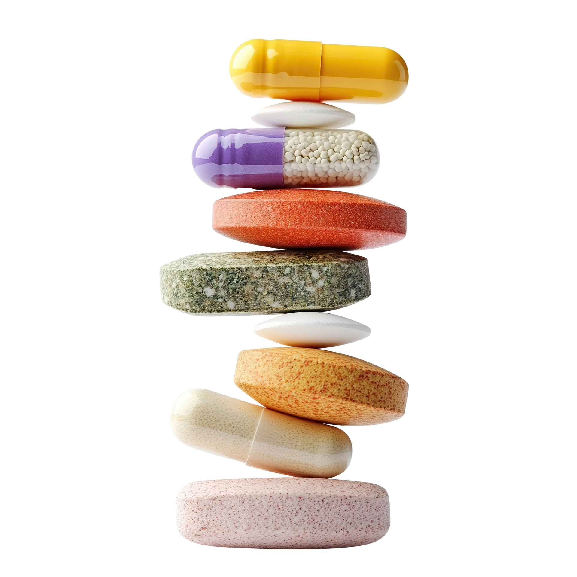Une pile de médicaments