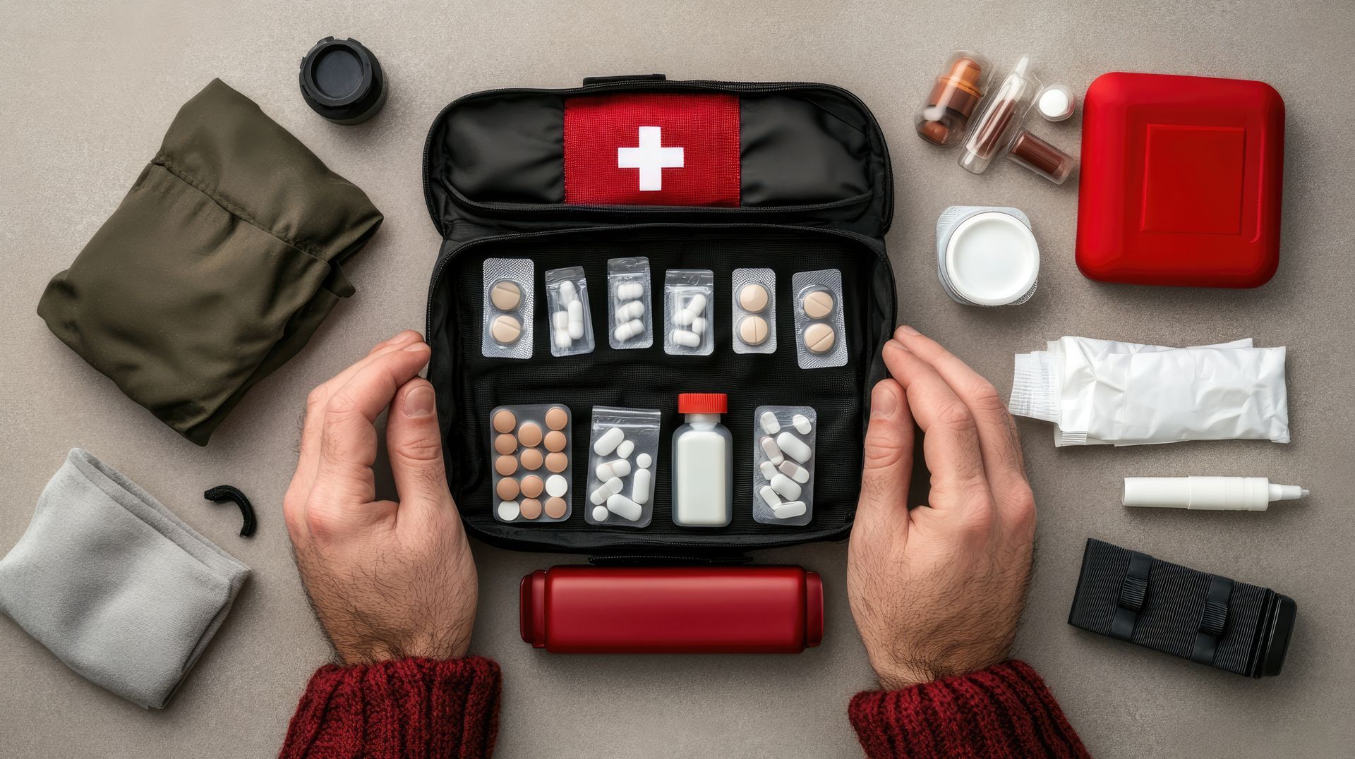 Petite boîte à pharmacie