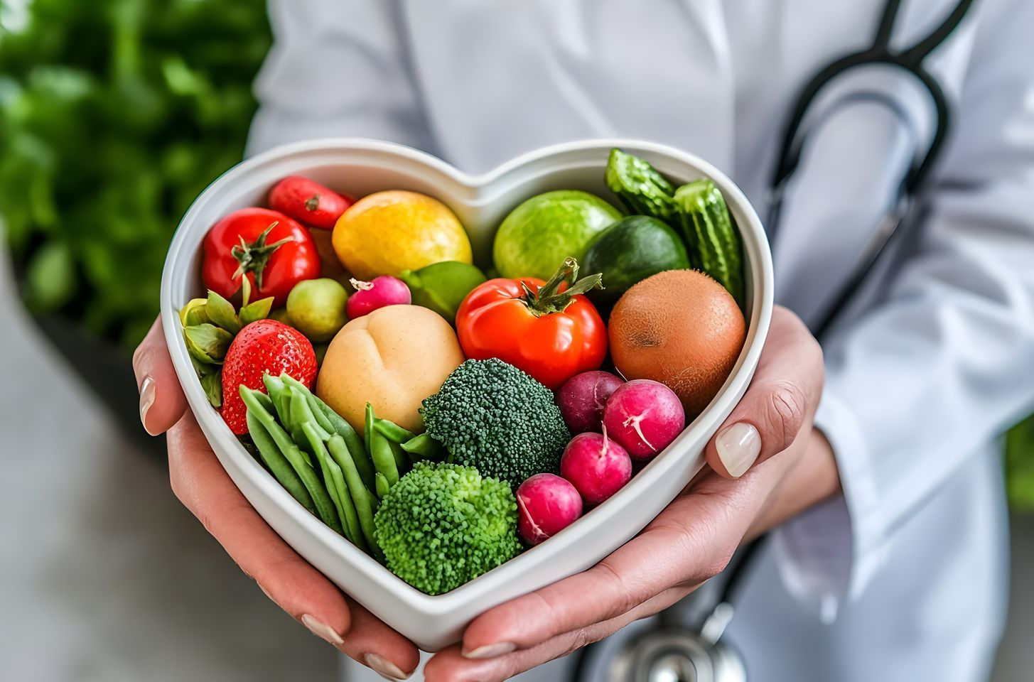 Cœur de fruits et légumes