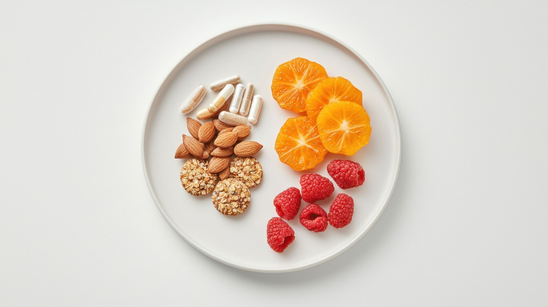 Assiette équilibrée et compléments alimentaires