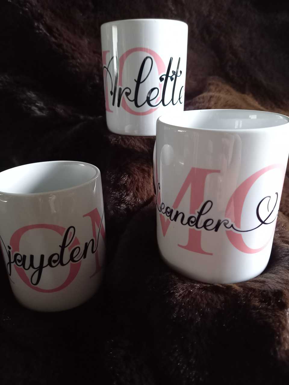 Detailopname van een gepersonaliseerd product gemaakt door Crea Dili.