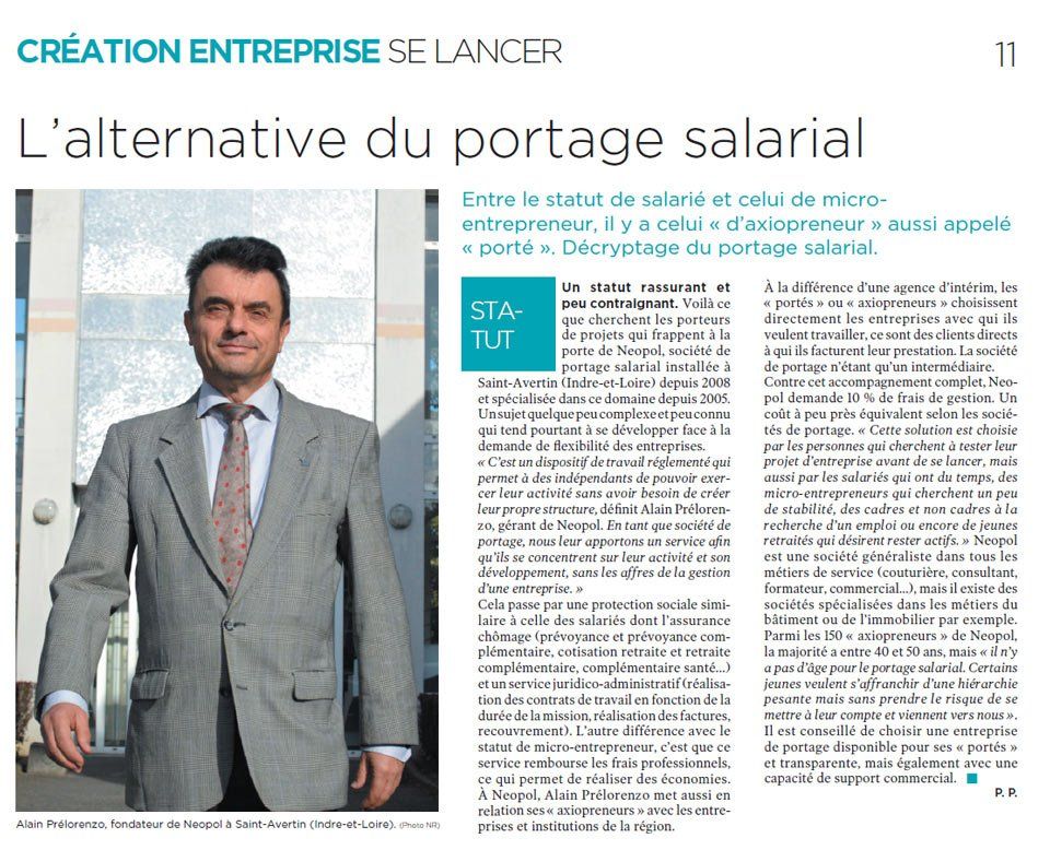 Zoom 1er paragraphe de l'article de la Nouvelle République n°2