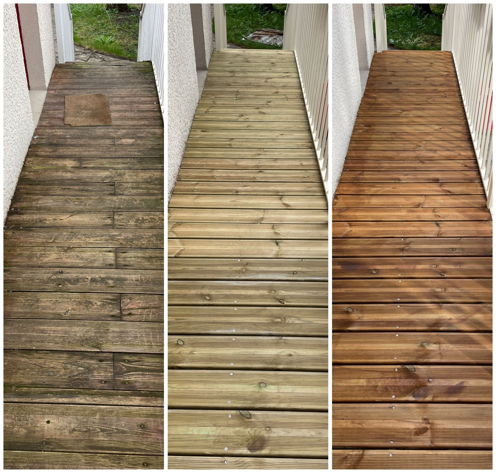 Rénovation d'un balcon en bois