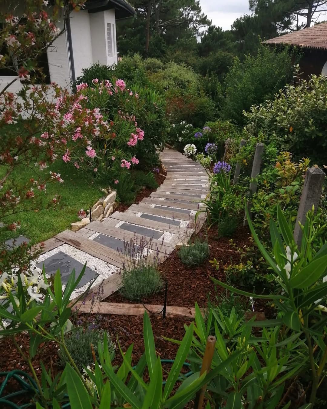 Création d'un escalier paysager