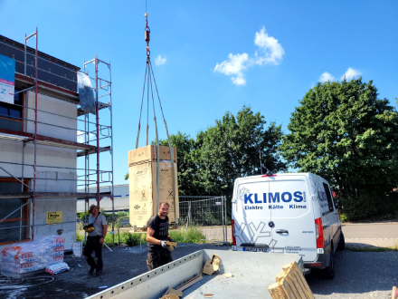 Klimagerät wird geliefert