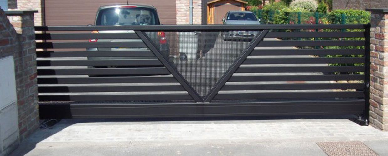 Portail d'entrée de maison.