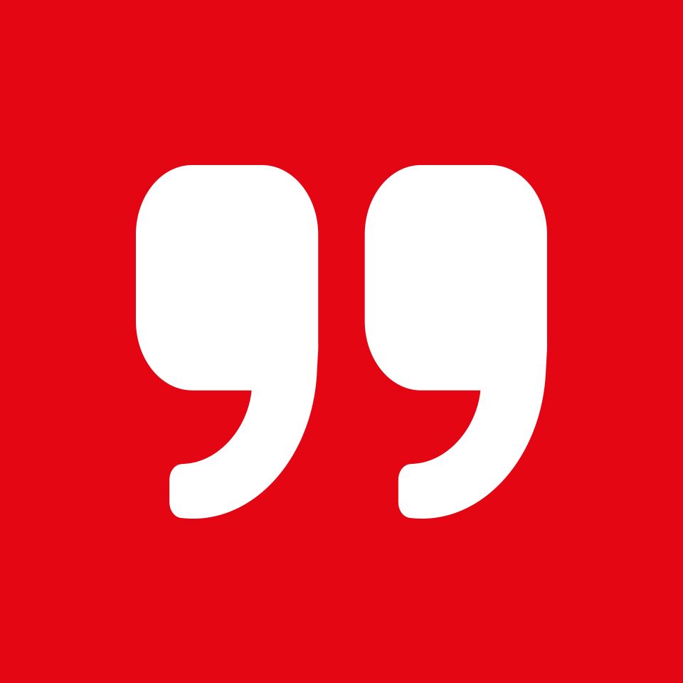Icon Anführungszeichen