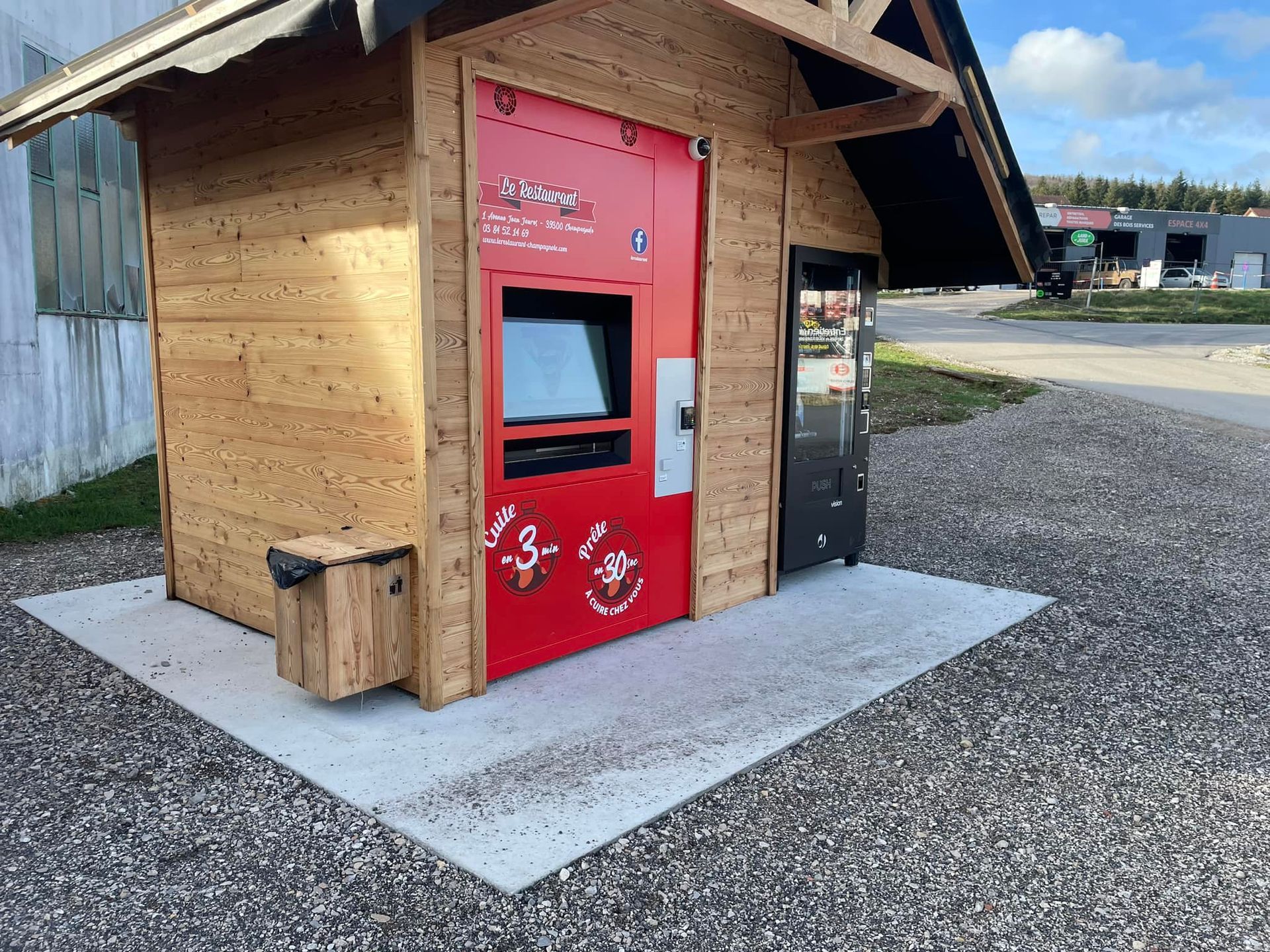 Distributeur de pizzas de Frasne