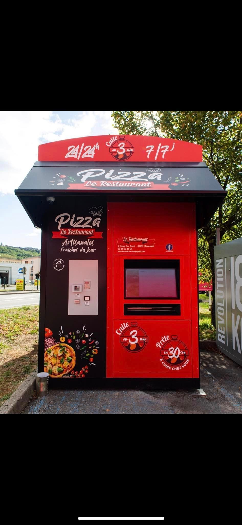 Distributeur de pizzas de Perrigny