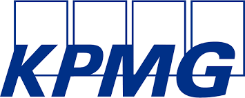 Logotipo de KPMG: texto azul 