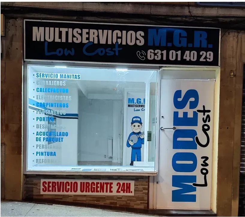 Una tienda para multiservicios mgr de bajo costo