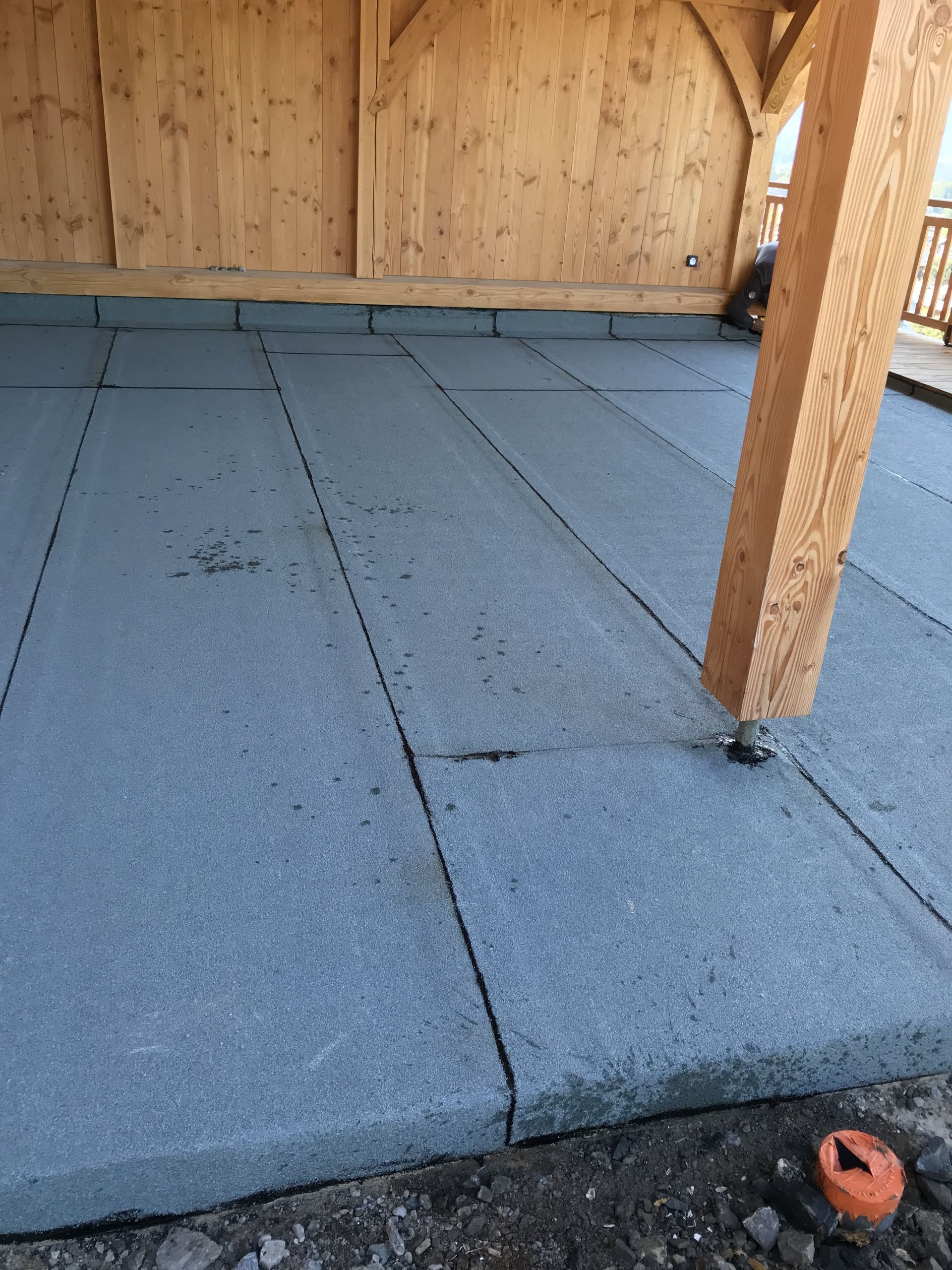 Travaux d'étancheité sur terrasse