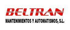 El logotipo de Beltran Mantenimientos y Automatismos SL es rojo y negro sobre fondo blanco.