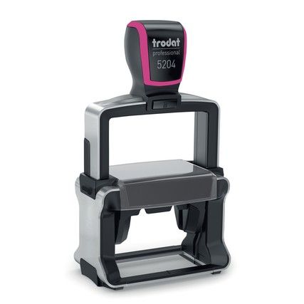 Trodat Textstempel mit rotem Abdruckfenster für individuelle Beschriftung