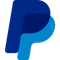 PayPal PayPal-Logo in blauem Farbverlauf auf weißem Hintergrund