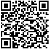 Ein schwarzweißer QR-Code auf weißem Hintergrund.