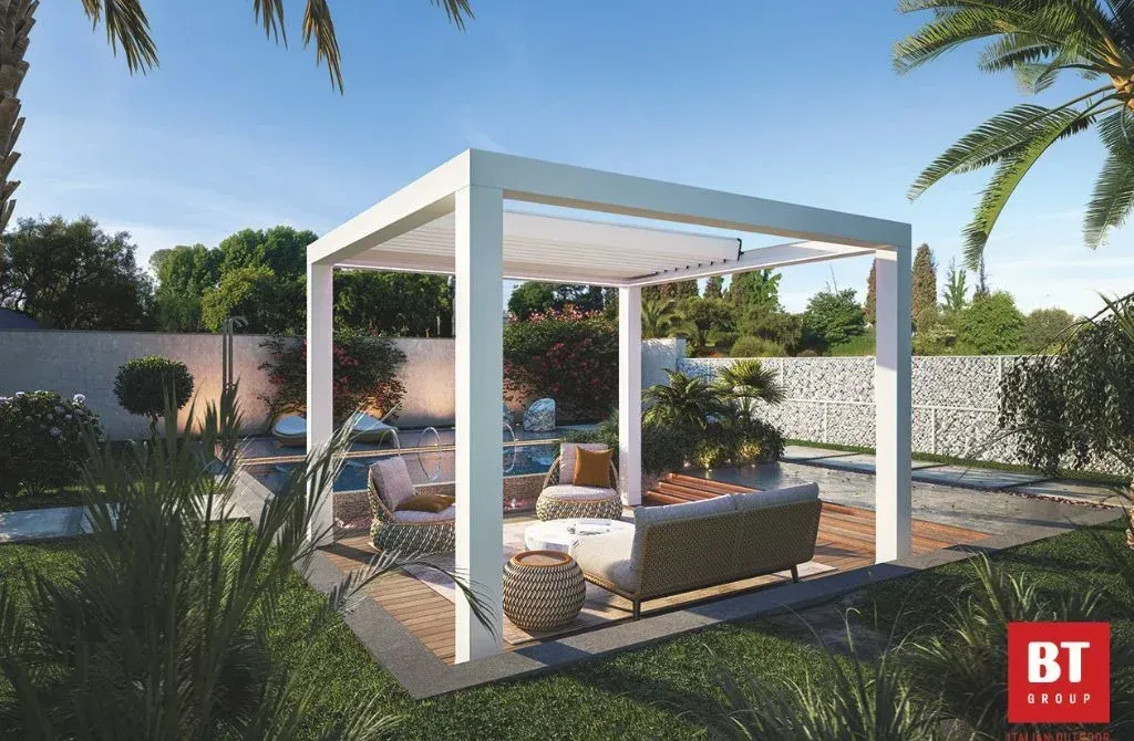 pérgola bioclimática bioretráctil
