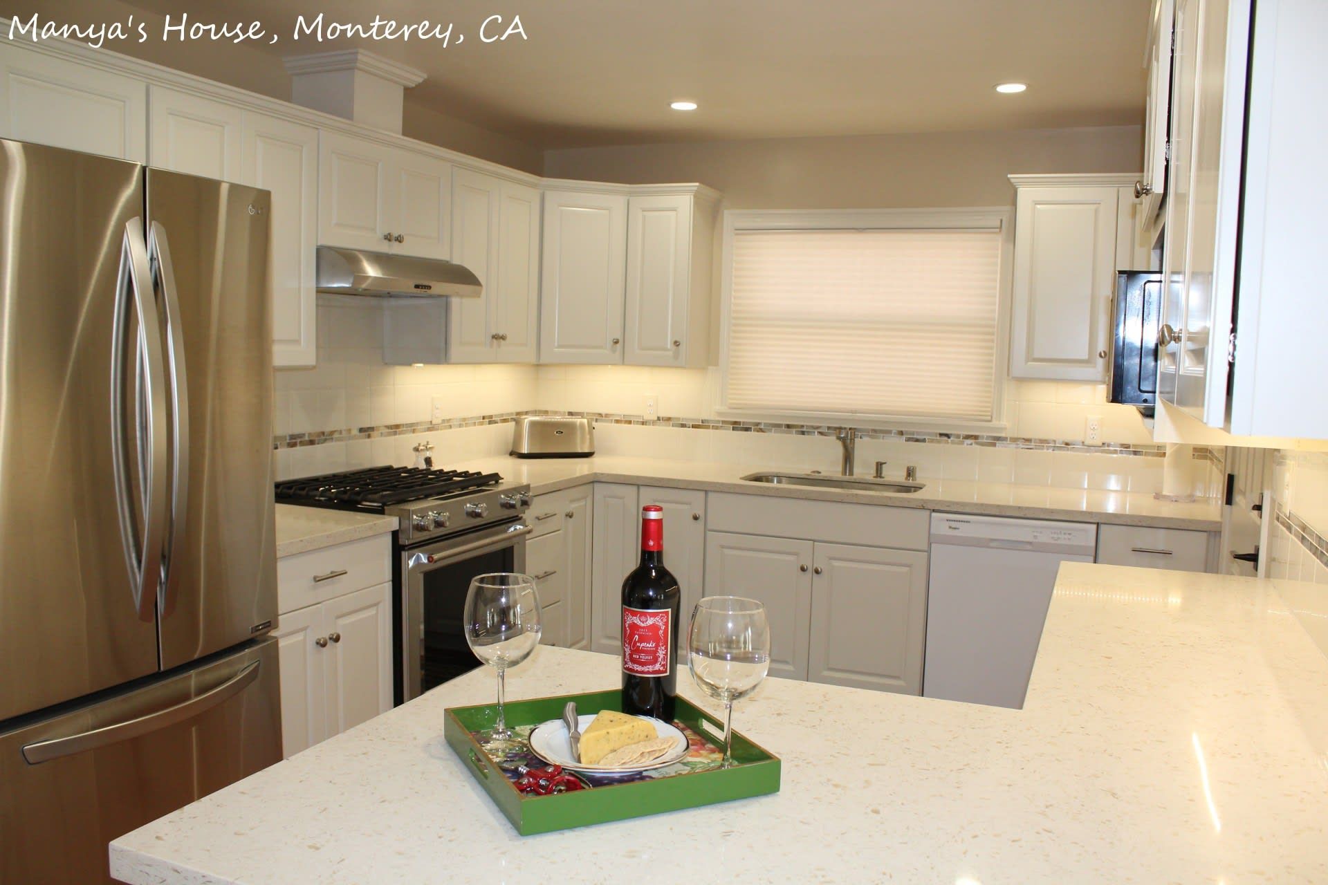 A kitchen in mary 's house in monterey ca