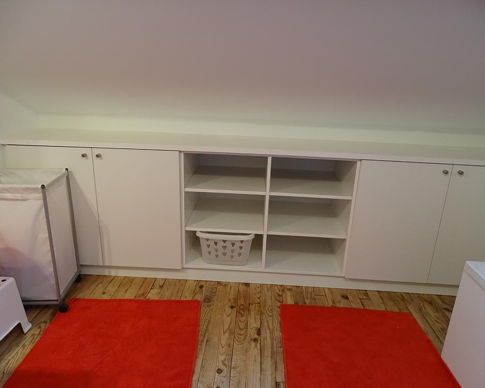 rangement en sous-pente