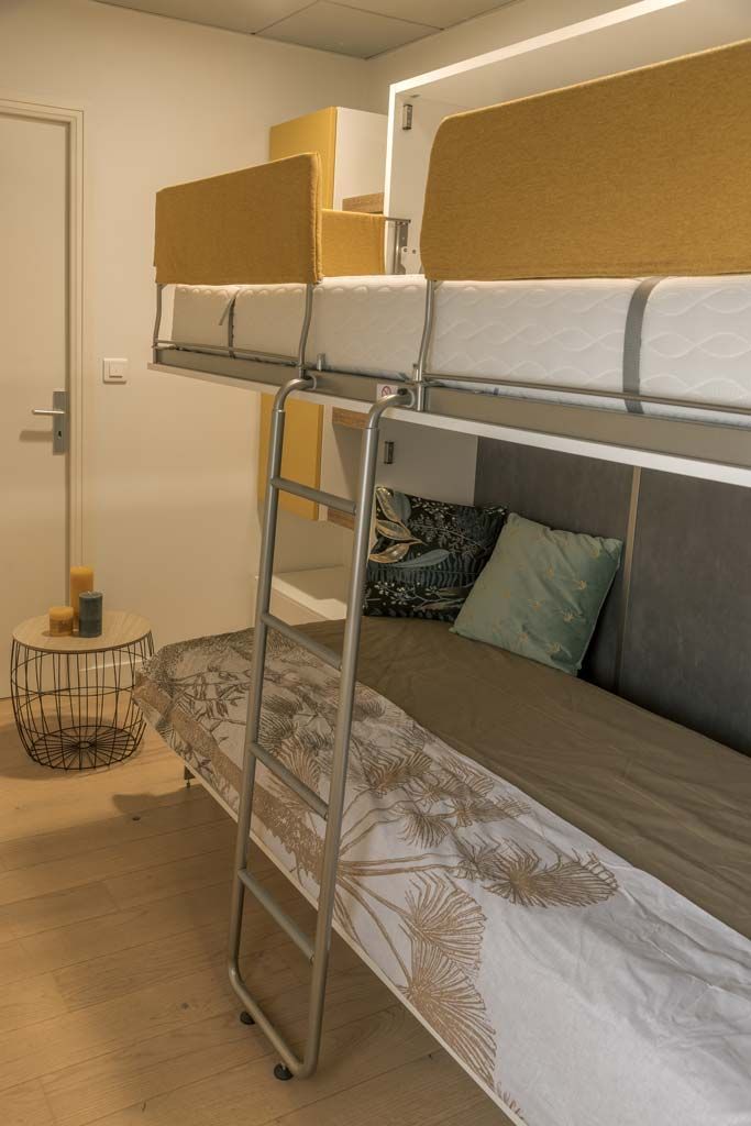 Lits superposés encastrables