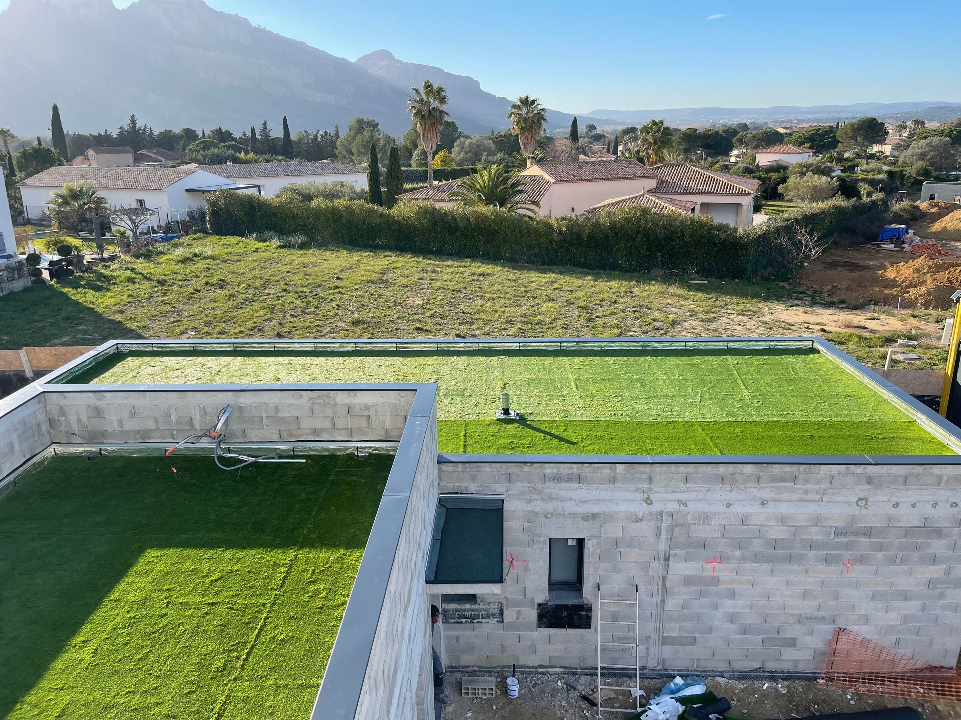 Une toiture-terrasse inaccessible