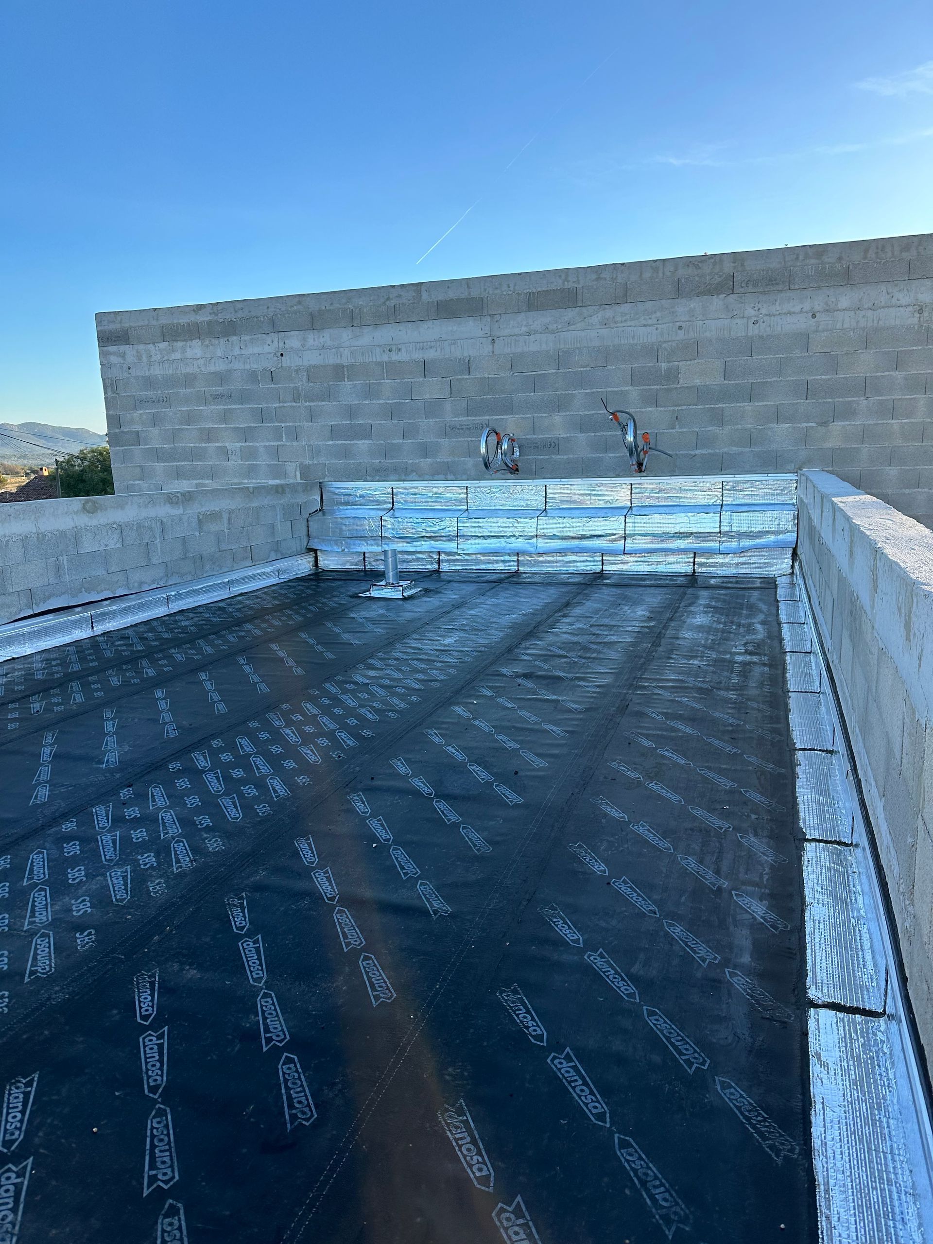 Une couvertine en aluminium