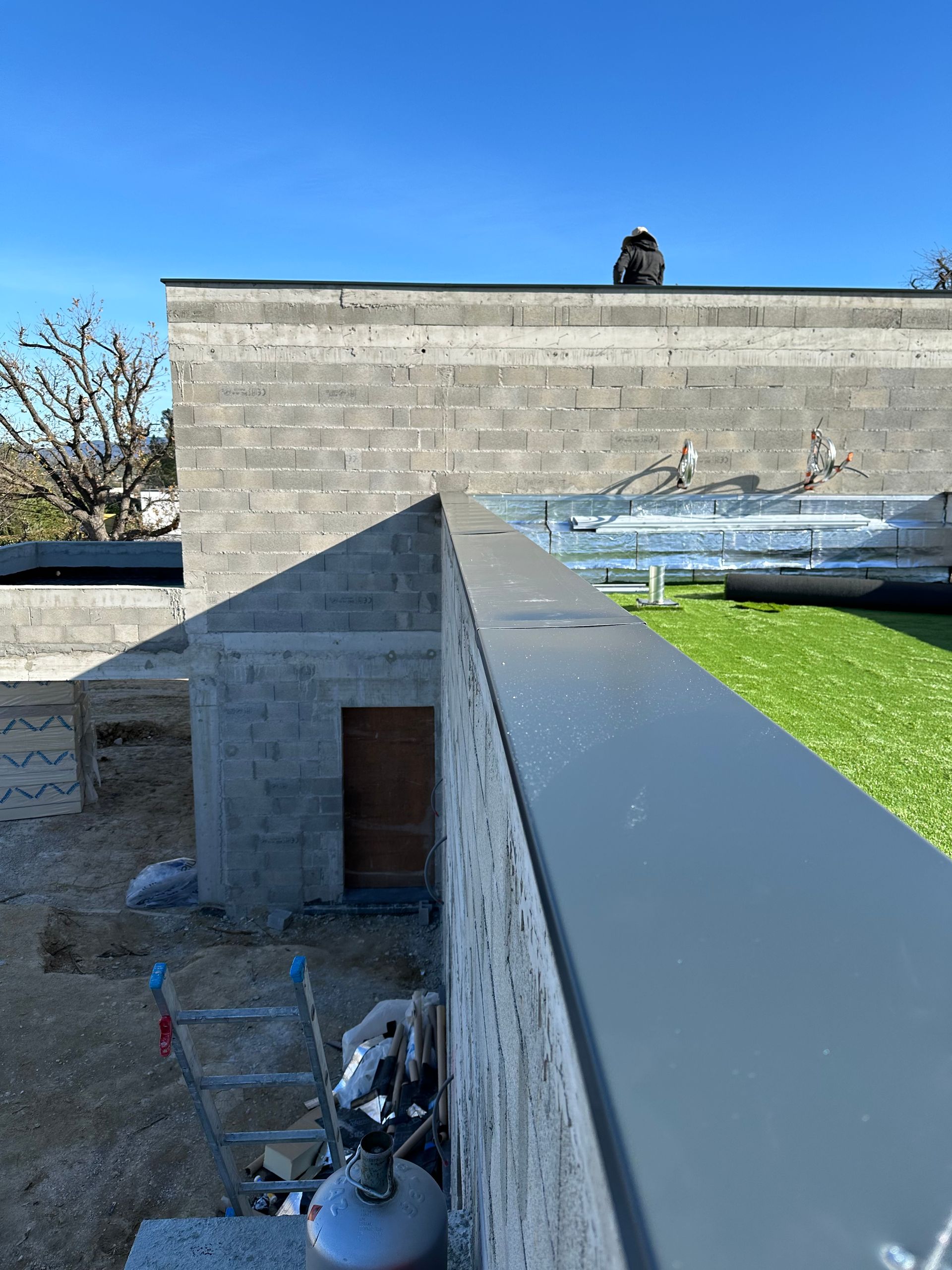 Une maison en construction