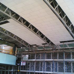 Soffitto fibra - DEPTech Stabio - Ticino