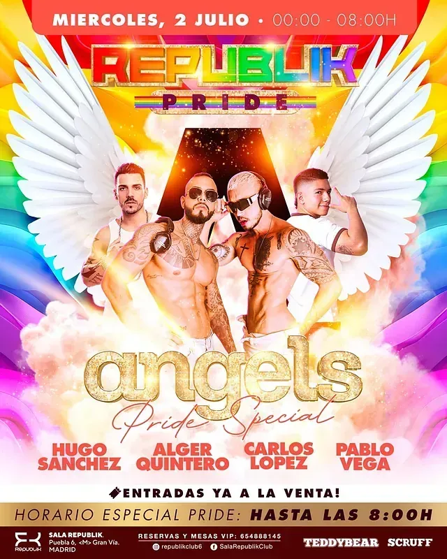 Cartel del evento Republic Pride, 