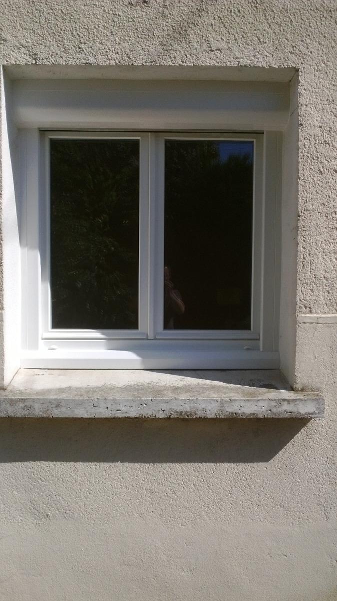 Fenêtre PVC avec coffre intégré exterieur32 vue exterieure