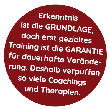 Roter Kreis mit weißem Text: „Hier sind ein paar kleine ‚Gratis-Helfer‘ für Ihre mentale Fitness. Klicken und los geht‘s!“