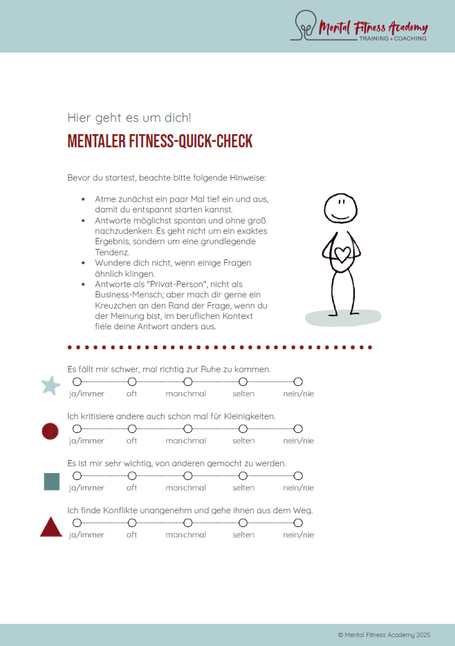 Mentaler Fitness Check GRATIS
