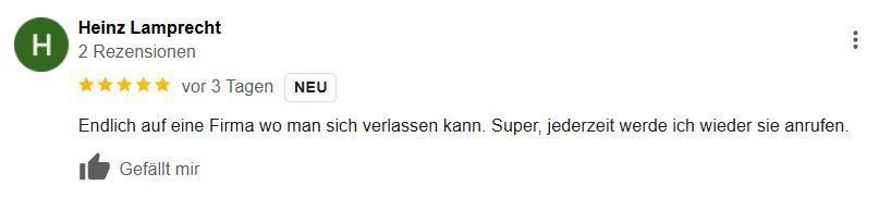 Rino Nettoyage Reinigung Bewertung 2
