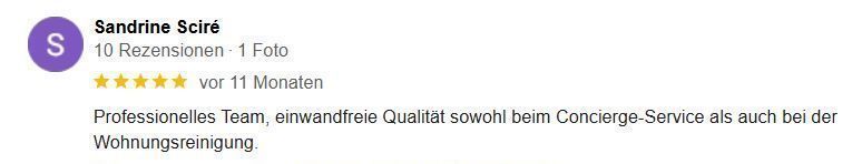 Rino Nettoyage Reinigung Bewertung 3