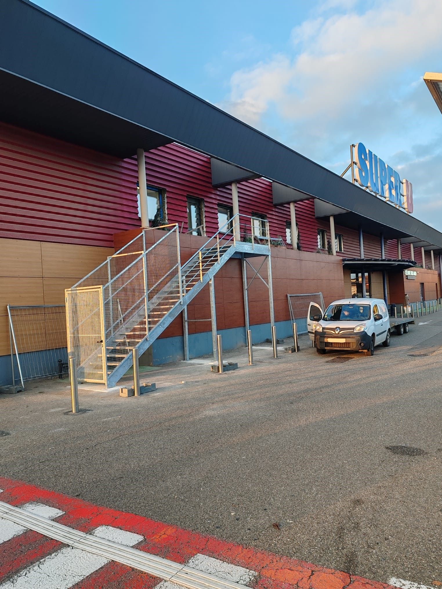 Escalier extérieur sur mesure