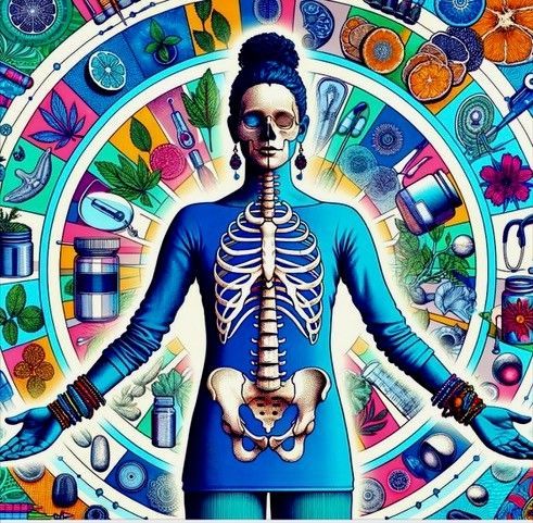 Menschen, die in einem Raum auf Yogamatten liegende Wirbelsäulendrehungen ausführen.