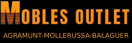 Un logotipo naranja y negro para outlet de móviles.