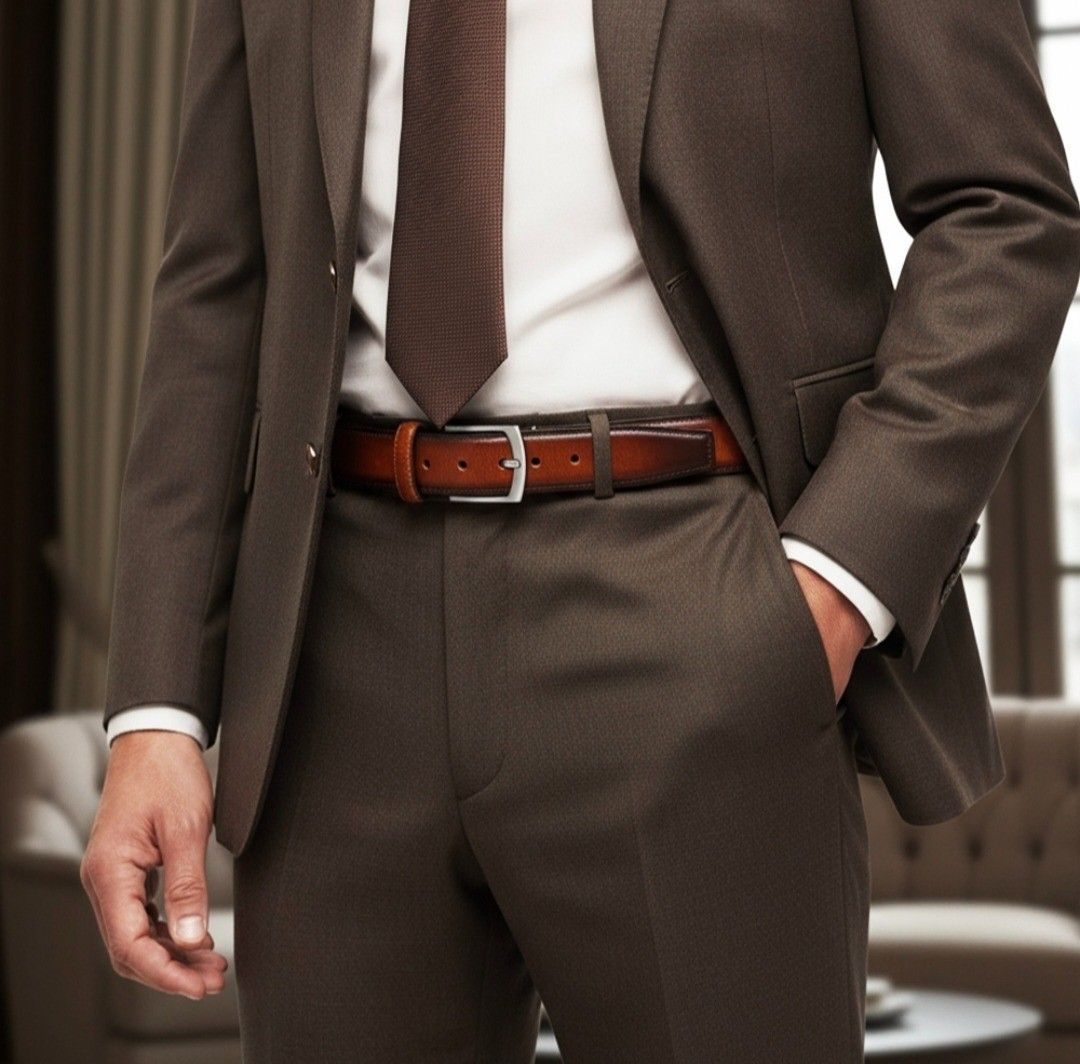 Una persona que viste un polo de punto