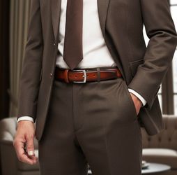 Una persona que viste un polo de punto