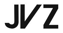 El texto "JVZ" escrito en una fuente negra, sans-serif y en negrita sobre un fondo blanco.