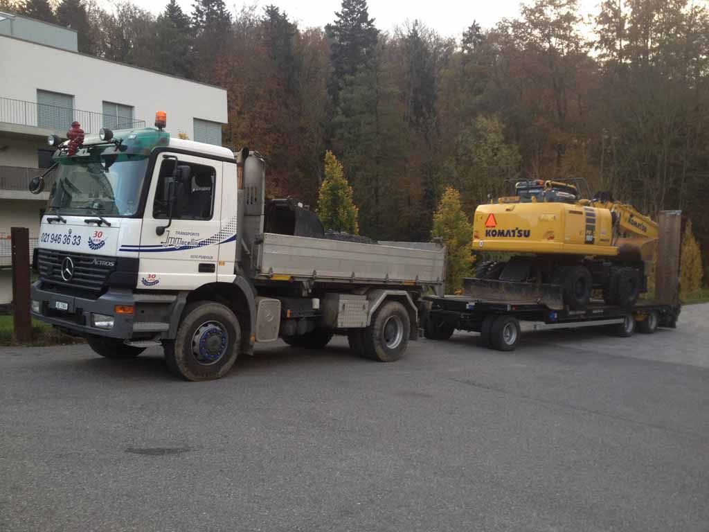 Déplacement de machine - Mocellin Transports - Puidoux