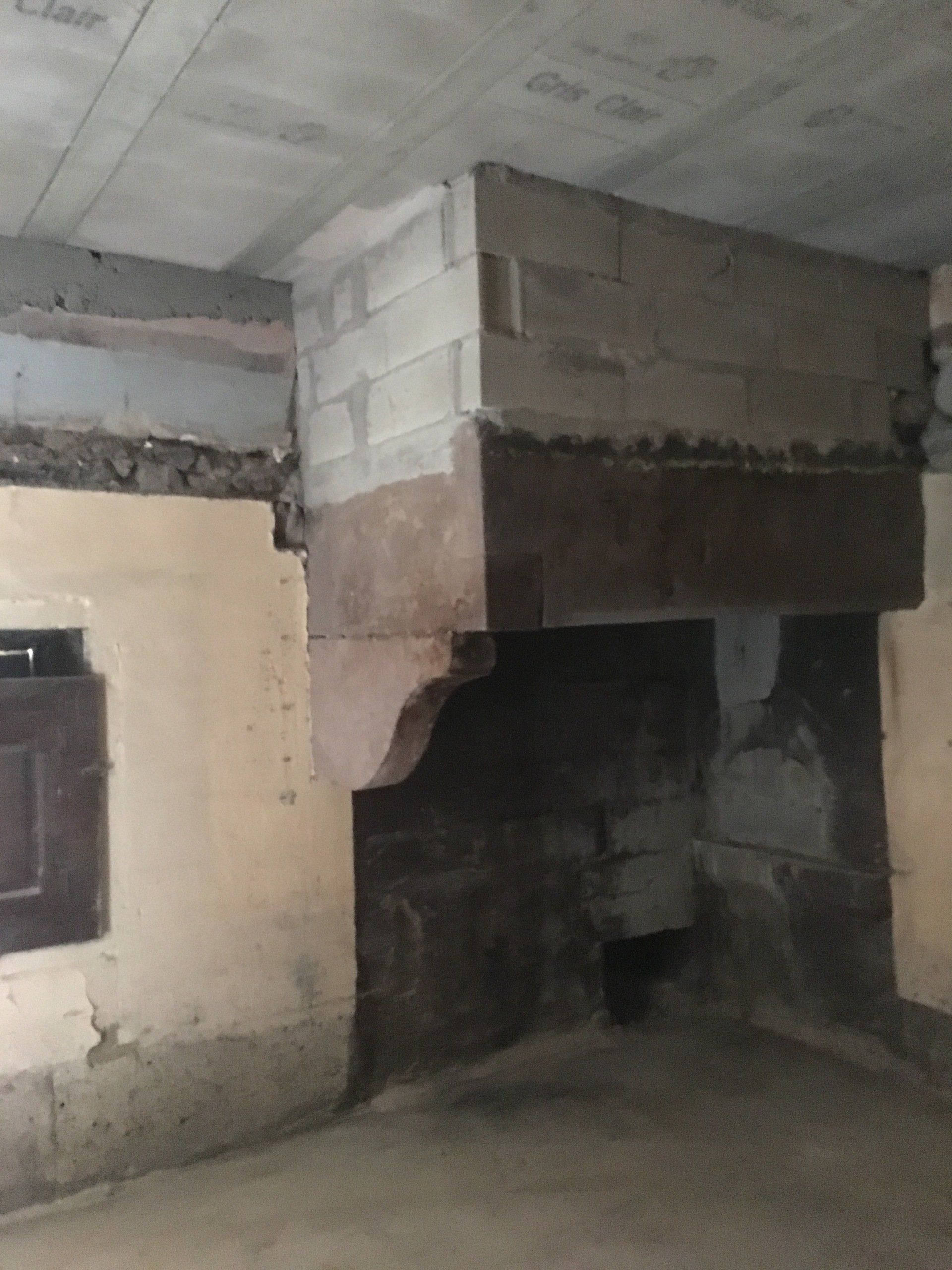 Avant la peinture intérieure