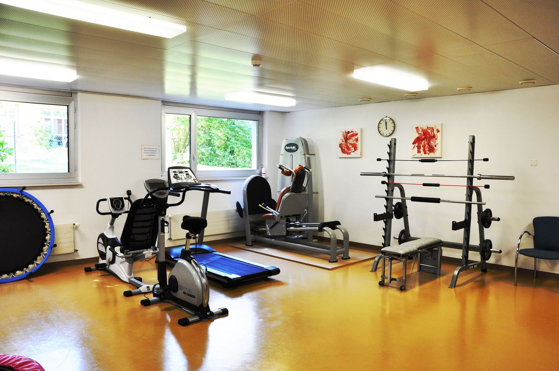 Freihanteltraining - Physiozentrum Breitenbach