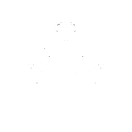 Patr&oacute;n sim&eacute;trico de peque&ntilde;os puntos negros que forman una forma triangular sobre un fondo blanco.