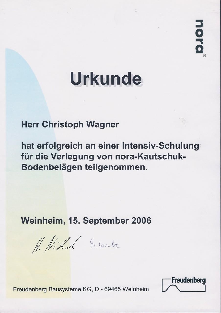 Ein Zertifikat mit der Aufschrift „Urkunde“