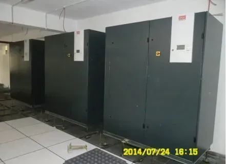 A picture of a server room taken on july 24 2014