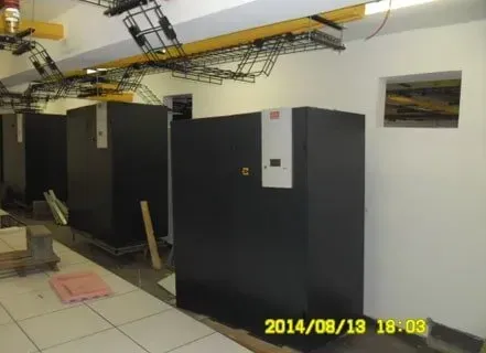 A photo of a server room taken on august 13 2014