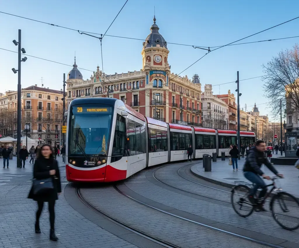 Accidente en el Tranvía de Zaragoza: reclamación de indemnización por frenazo o caída.
