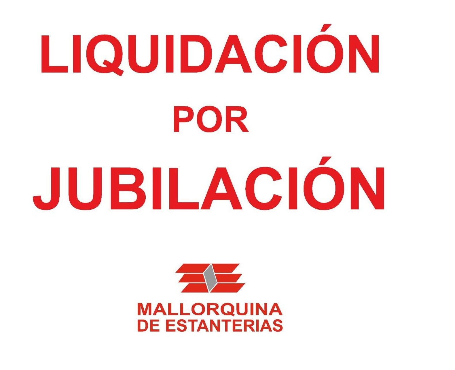 Un cartel que dice liquidación por jubilacion.